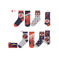 CALZE COTONE SPIDERMAN PACK 3