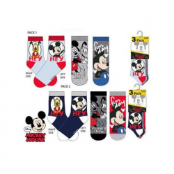 CALZE COTONE MICKEY PACK 3